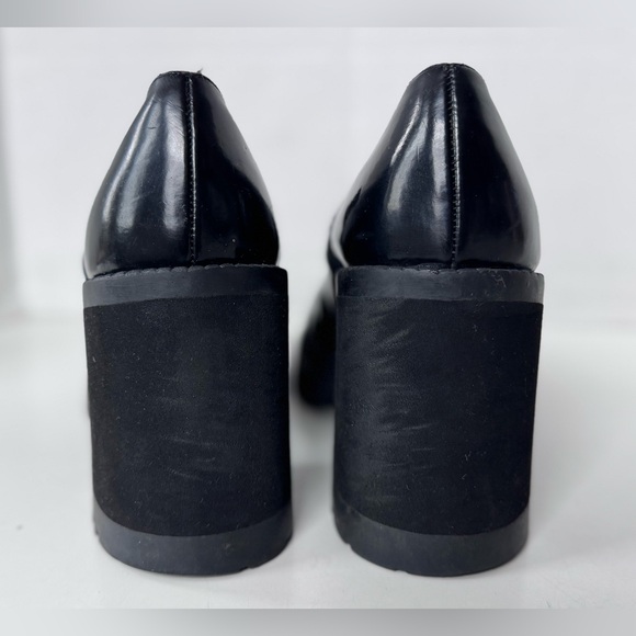 Vintage 90s Style Bongo Platform Mary Jane Chunky Platform Heels Shoes Size 8.5 - Picture 7 of 11